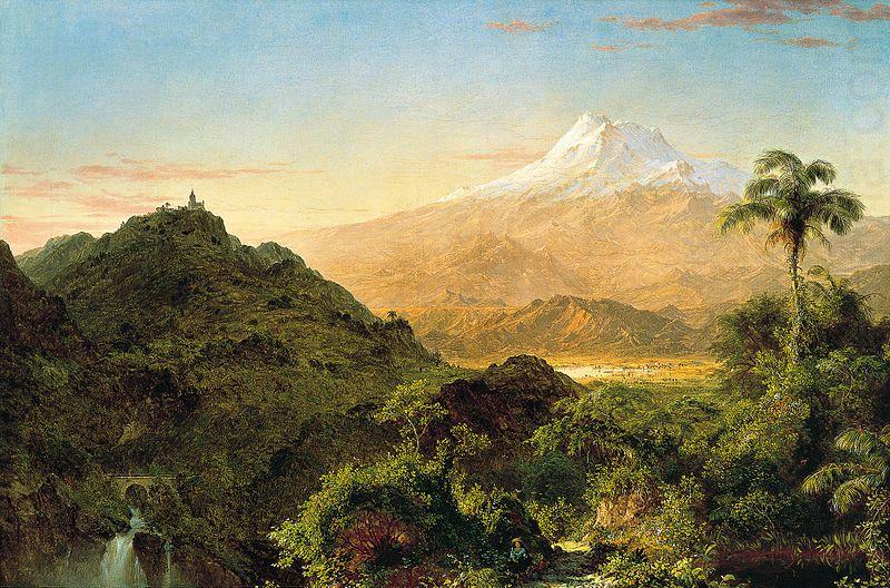 Frederick Edwin Church South American landscape china oil painting image